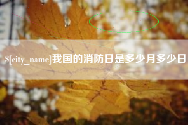 遂宁我国的消防日是多少月多少日