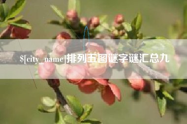 遂宁排列五图谜字谜汇总九