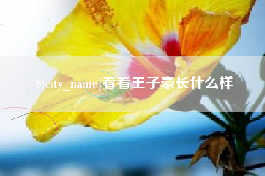 遂宁看看王子豪长什么样