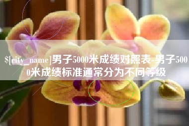 遂宁男子5000米成绩对照表-男子5000米成绩标准通常分为不同等级