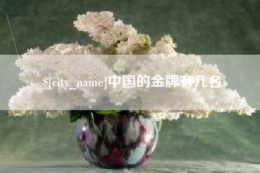 遂宁中国的金牌有几名