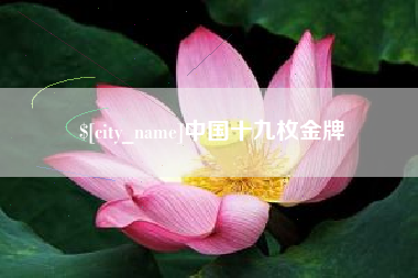 遂宁中国十九枚金牌