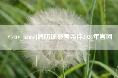 遂宁消防证报考条件2024年官网