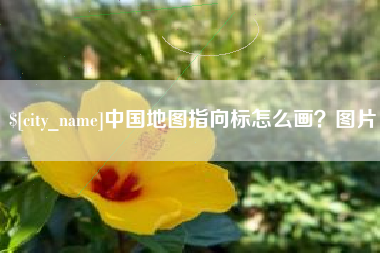 遂宁中国地图指向标怎么画？图片