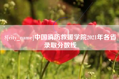 遂宁中国消防救援学院2021年各省录取分数线
