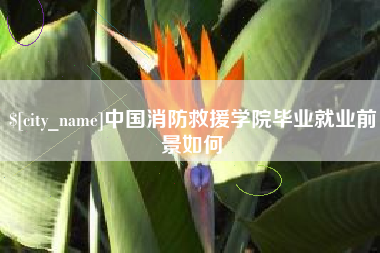 遂宁中国消防救援学院毕业就业前景如何