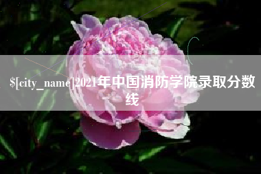 遂宁2021年中国消防学院录取分数线