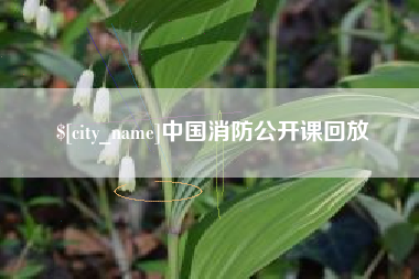 遂宁中国消防公开课回放