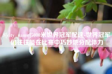 遂宁5000米世界冠军配速-世界冠军们往往能在比赛中巧妙地分配体力
