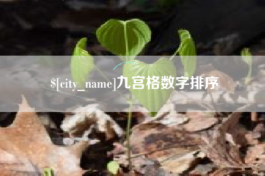 遂宁九宫格数字排序