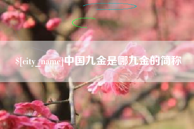 遂宁中国九金是哪九金的简称