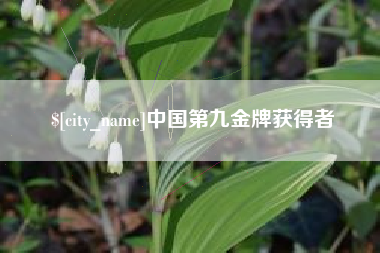 遂宁中国第九金牌获得者