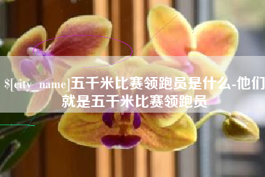 遂宁五千米比赛领跑员是什么-他们就是五千米比赛领跑员