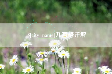 遂宁九宫格详解