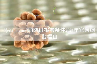 遂宁消防证报考条件2024年官网烟台福山